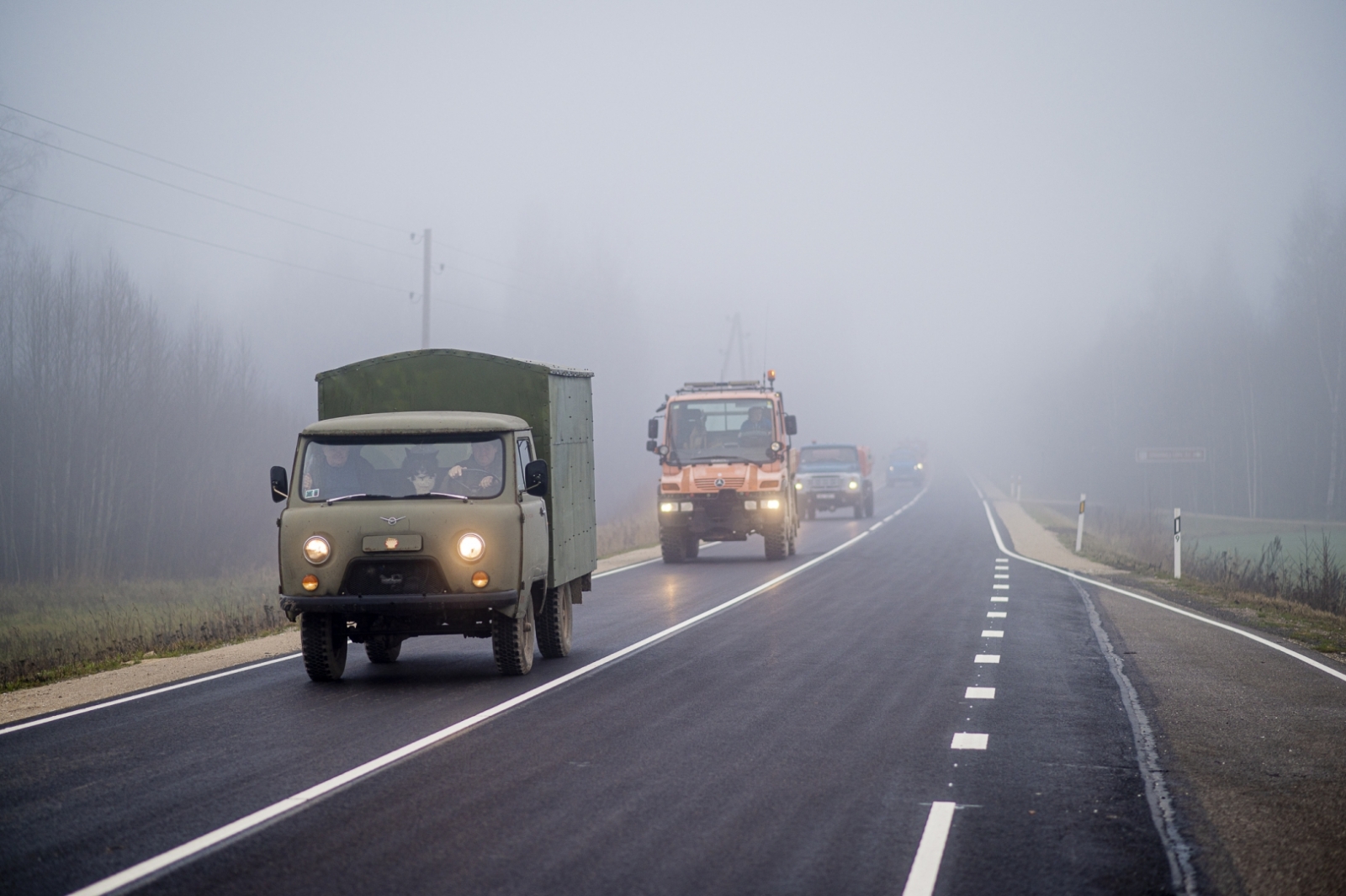 Atjaunotā reģionālā autoceļa Valka – Rūjiena (P22) seguma atklāšana