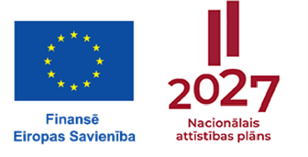 Finansē Eiropas Savienība un 2027 Nacionālais attīstībās plāns - logo