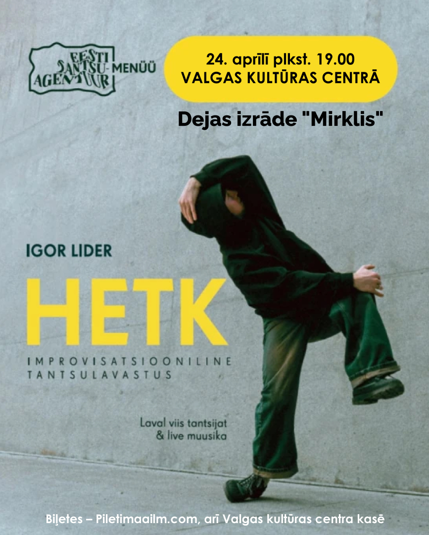Dejotājs uz pelēka fona