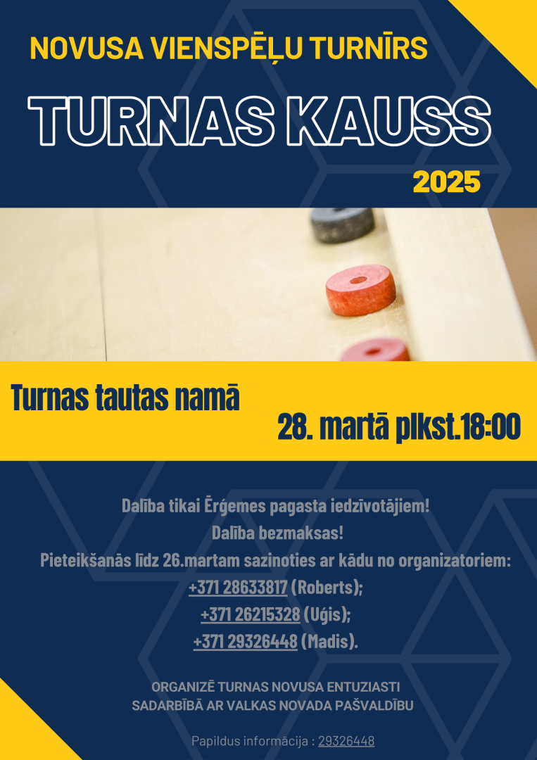 Novusa vienspēļu turnīrs 