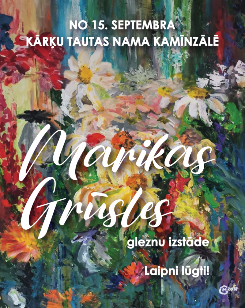 29. OKTOBRĪ KĀRĶU TAUTAS NAMĀ TIKŠANĀS AR ĀRSTI, GLEZNOTĀJU MARIKU GRŪSLI NO RŪJIENAS