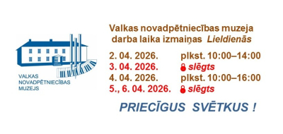 Muzeja darba laiks 