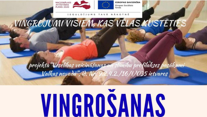 Fiziskas aktivitātes sēdoša darba darītājiem Vijciemā!