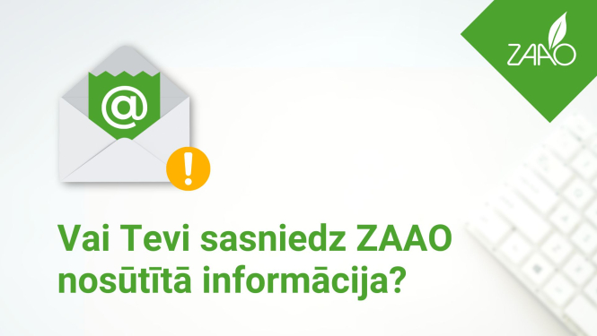 Baneris ar stilizētu vēstules aploksni