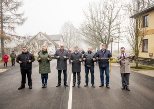Atjaunotā reģionālā autoceļa Valka – Rūjiena (P22) seguma atklāšana