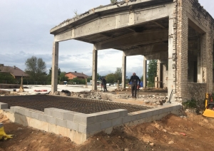 Turpinās Ražošanas teritorijas būvniecības darbi Kārķos