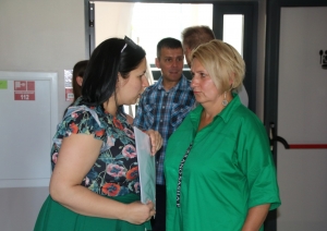 „Atvērto durvju” mirklis VJCĢ jaunajā dienesta viesnīcā (I.Leitis)
