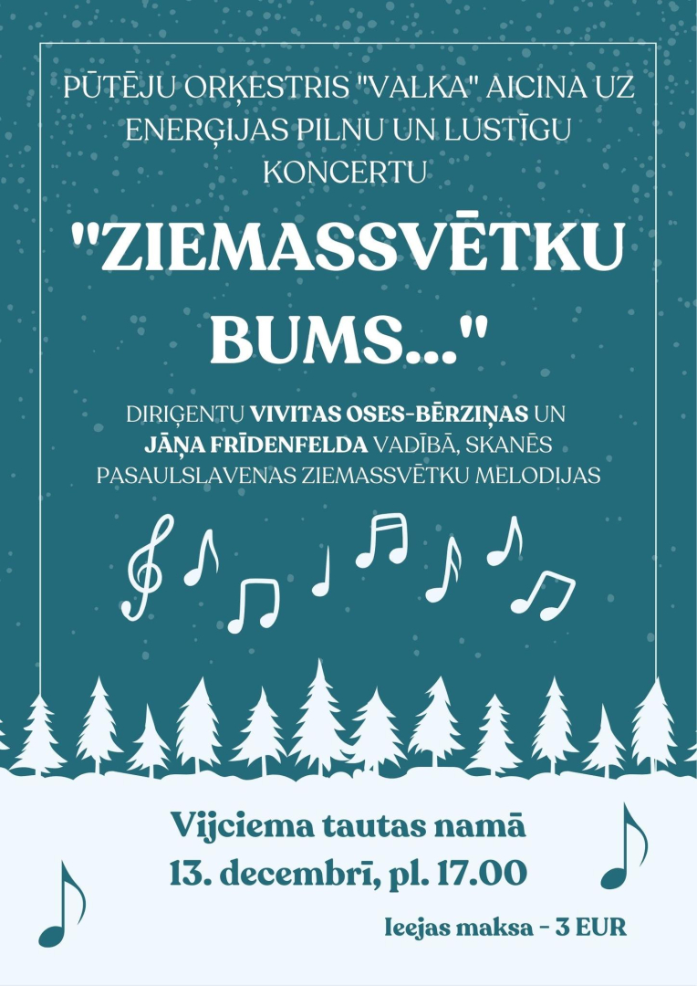 Pūtēju orķestra koncerts Vijciemā