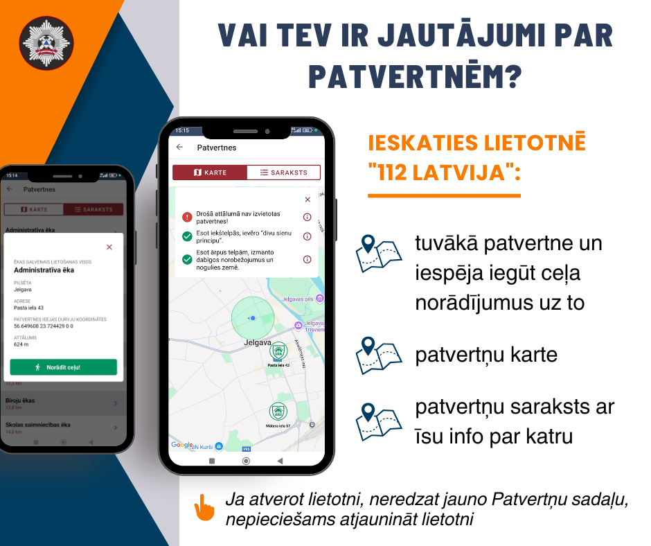 Viedais tālrunis ar atvērtu 112 aplikāciju