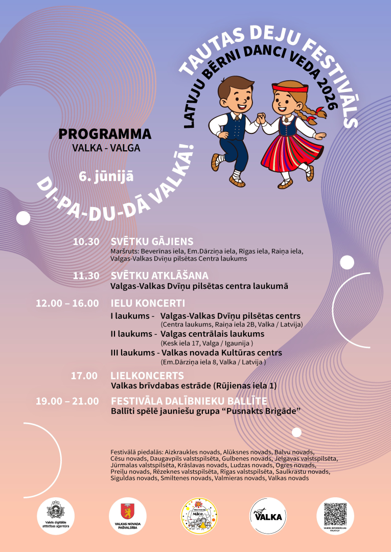 Latvju bērni danci veda