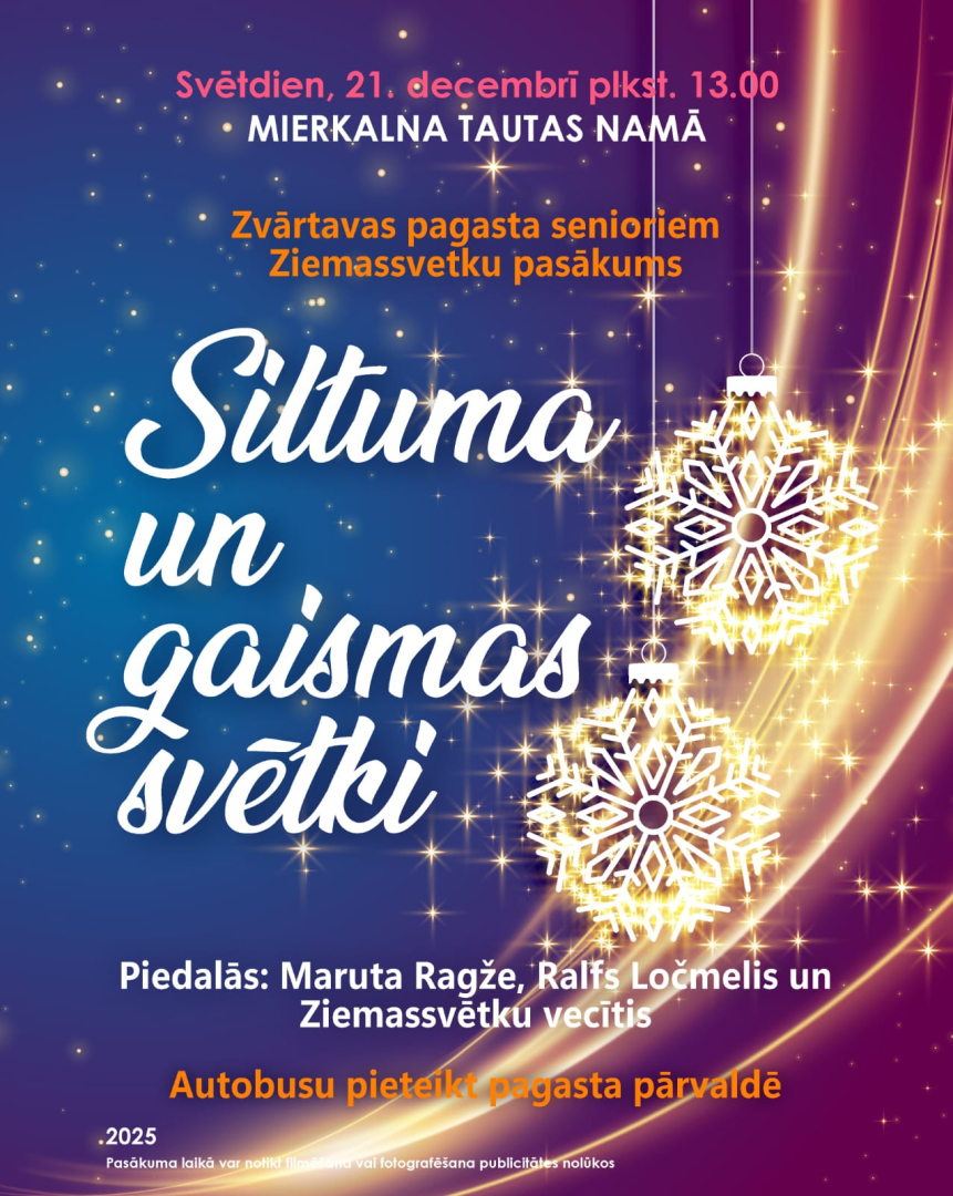 Pasākums senoriem Mierkalnā