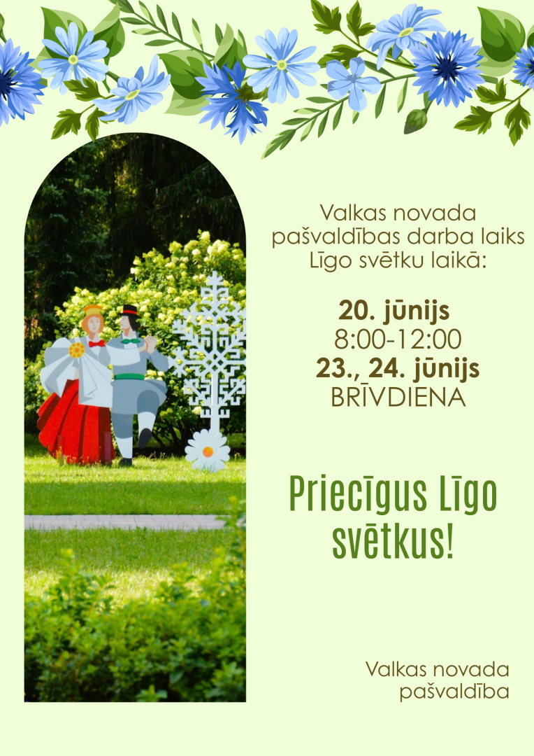 Darba laiks Līgo svētkos