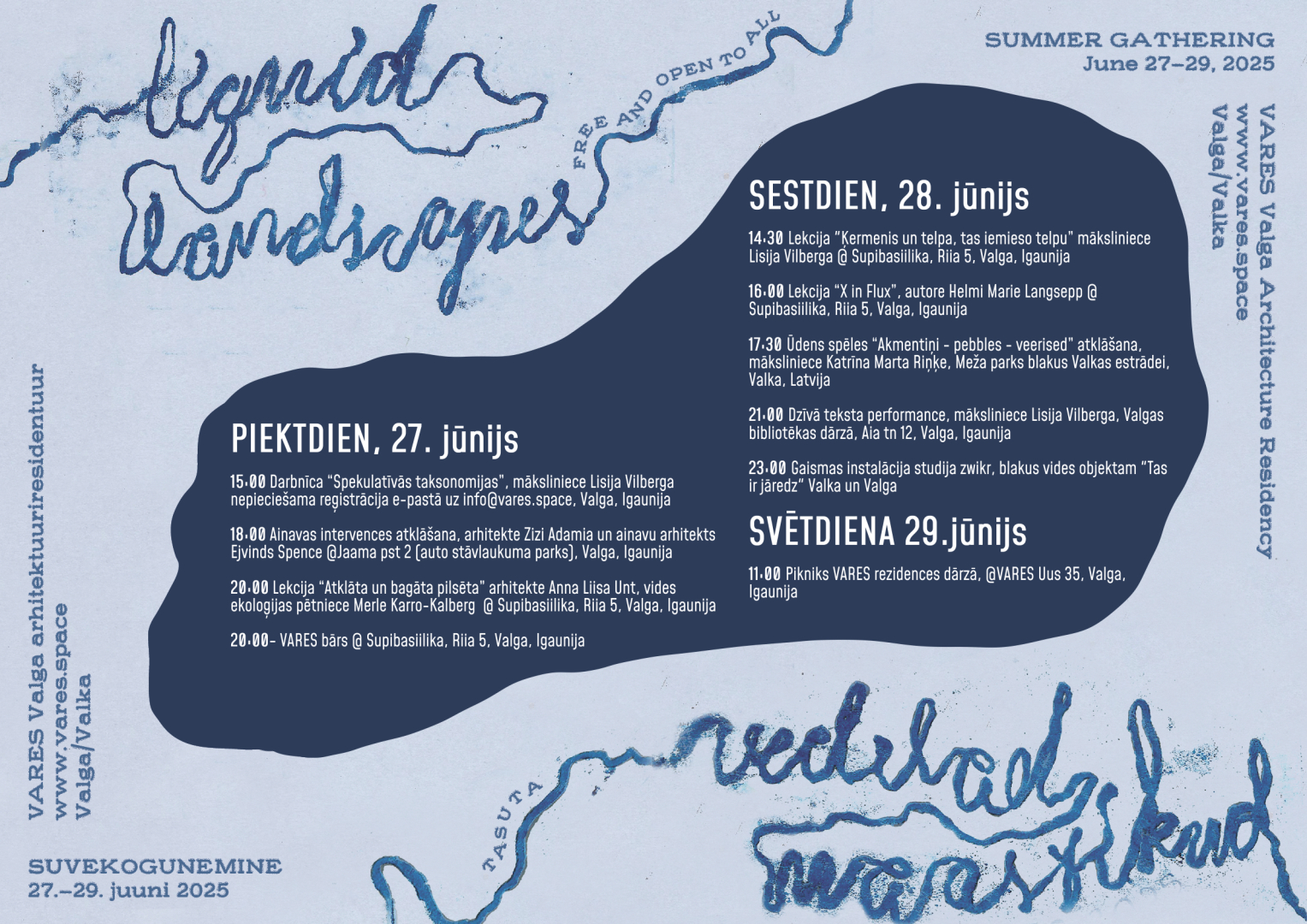Pasākumu programma
