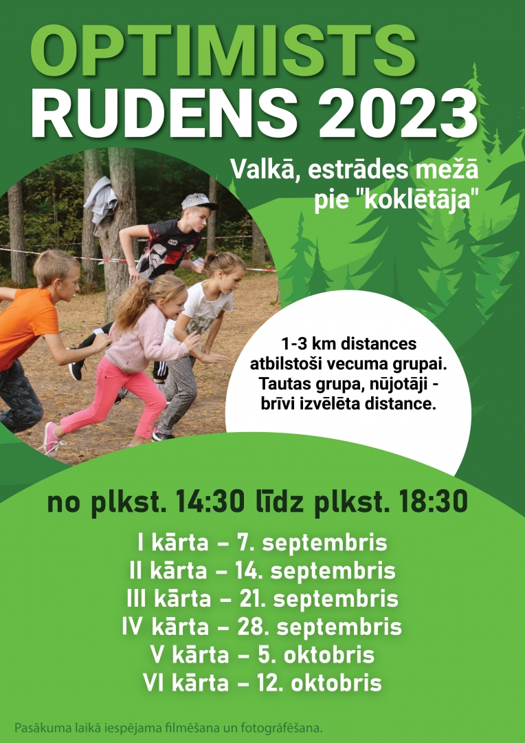 Rudens Optimista 2023 afiša