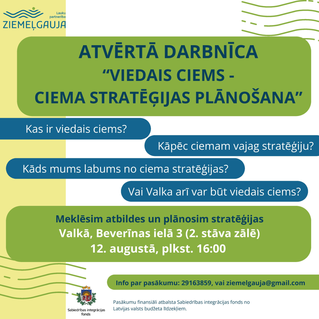 Baneris ar tēmas jautājumiem
