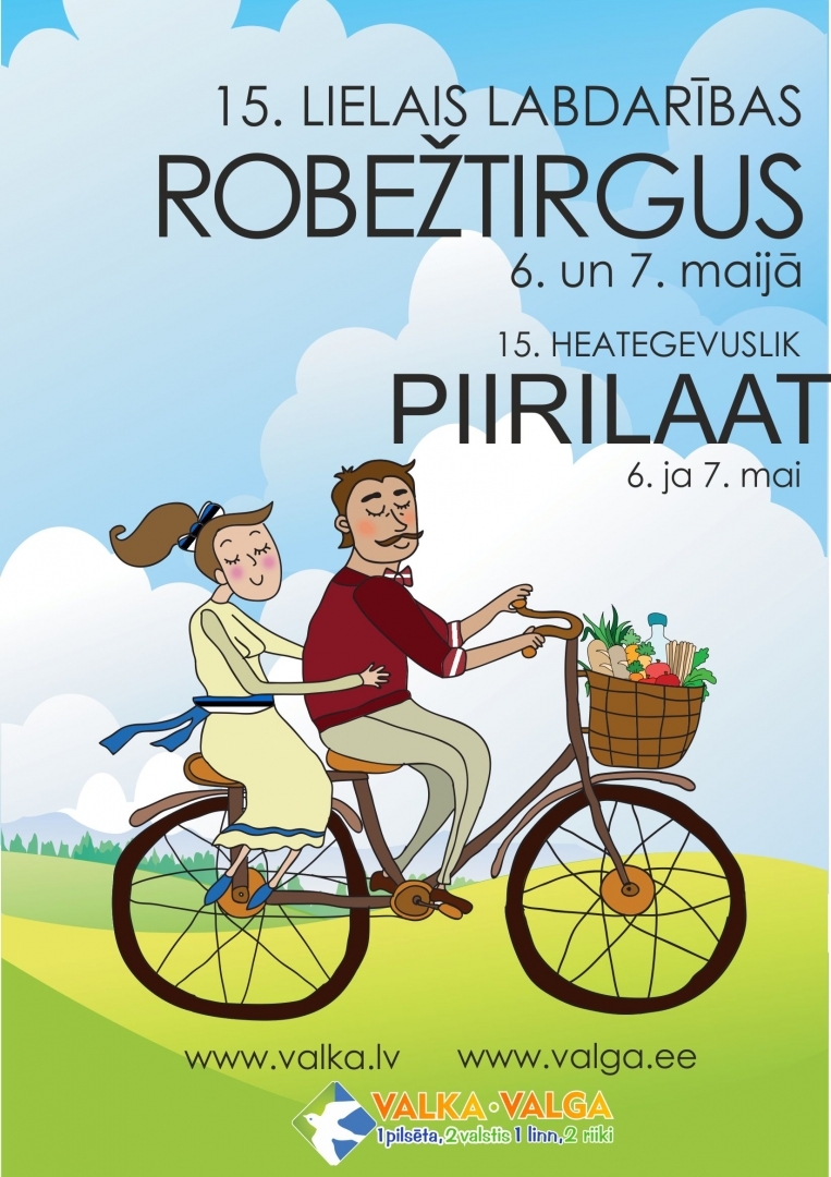 15.lielais labdarības robežtirgus