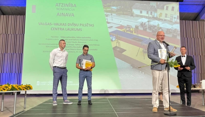 VALKAS - VALGAS CENTRS GŪST ATZINĪBU "GADA LABĀKĀ BŪVE LATVIJĀ 2021" SKATĒ