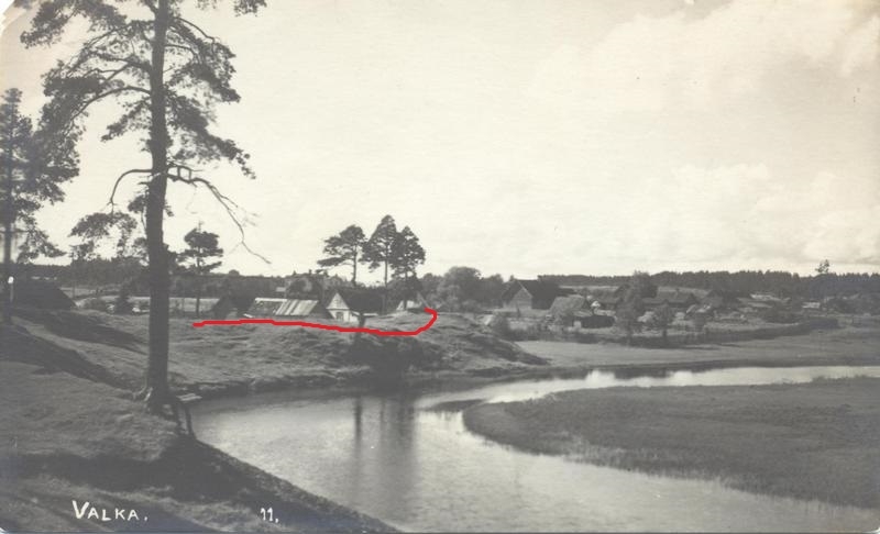 Attēlā skats Pedeles krastā uz iespējamo 1885. gada dziedāšanas svētku vietu.