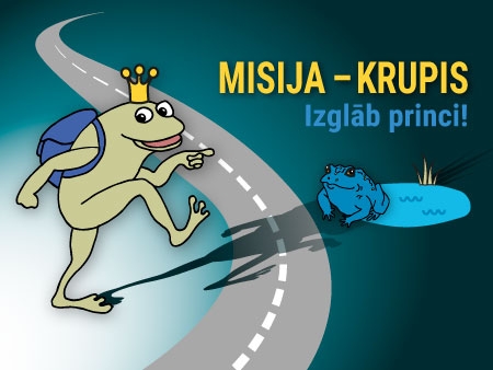 Aicinām skolēnus iesaistīties radošo darbu konkursā "Misija – KRUPIS. Izglāb princi!"