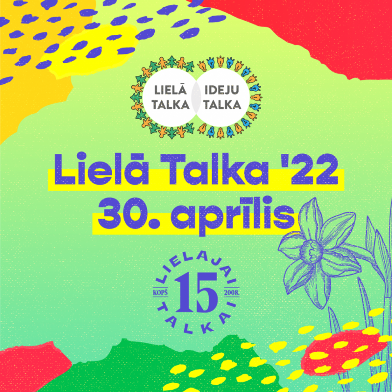 Celies, posies, iesaisties – Lielā Talka šogad 30. aprīlī!