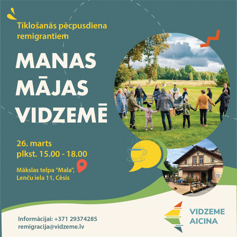 Remigrantus Vidzemē aicina uz satikšanos Cēsīs