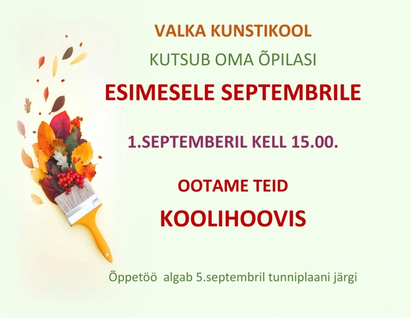 Esimesele septembrile