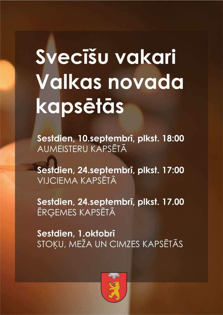 Svecīšu vakari Valkas novada kapsētās