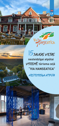 Izdoti divi jauni ceļveži tūrisma ceļa VIA HANSEATICA Vidzemē iepazīšanai