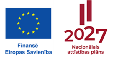 Finansē Eiropas Savienība un 2027 Nacionālais attīstībās plāns - logo