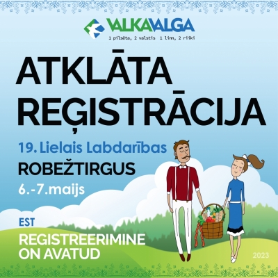 Atklāta reģistrācija Lielajam labdarības Robežtirgum