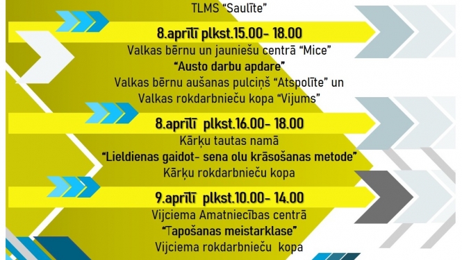"Satiec savu meistaru 2022" Valkas novadā