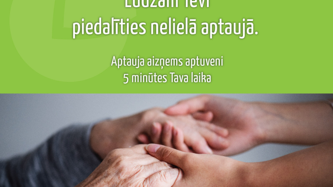 Aptauja aprūpētājiem, kuri sniedz atbalstu personām ar funkcionāliem traucējumiem
