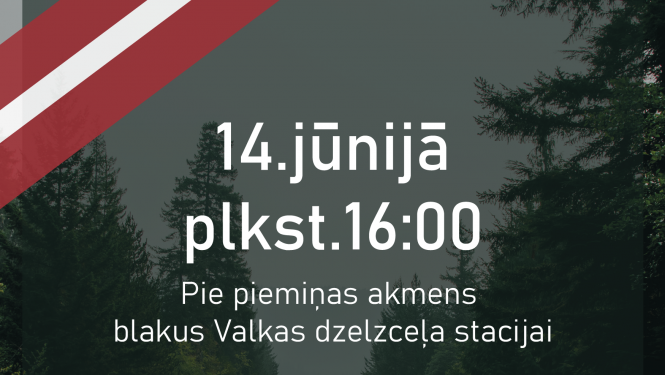 14. jūnijā komunistiskā terora upuriem veltīts atceres brīdis Valkā
