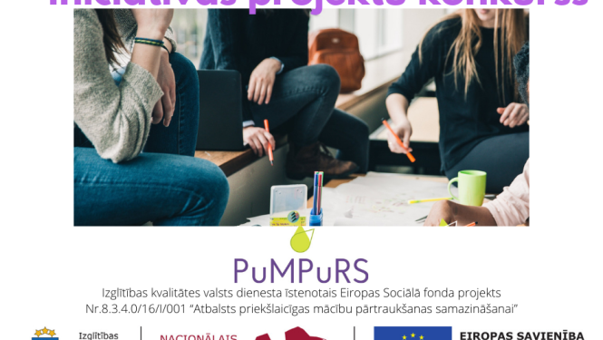 Aicinām iesniegt jaunatnes iniciatīvas projektus mācību motivācijas palielināšanai
