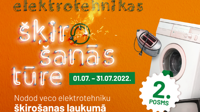 Jūlijā EKO laukumā Valkā notiks elektrotehnikas šķirošanas kampaņa
