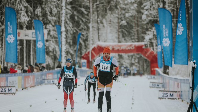 Valcēnieši pārstāv prestižo Tartu slēpošanas maratonu
