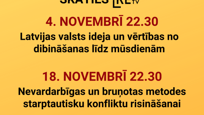 TV raidījumos diskutēs par Latvijas valsts ideju un aizsardzību vēstures un mūsdienu kontekstā