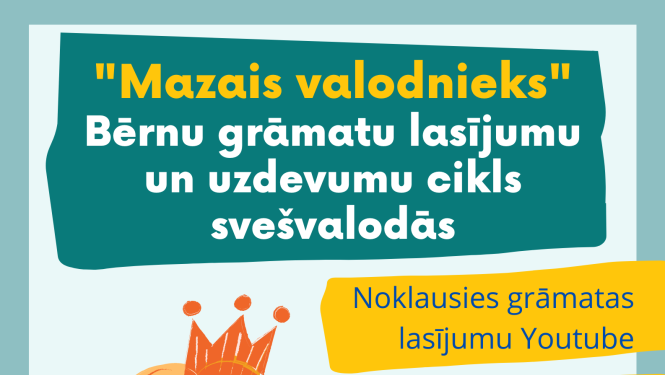 Bērnu grāmatu lasījumu cikls svešvalodās “Mazais valodnieks”