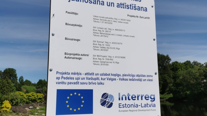 Norit būvniecības darbi Valgas-Valkas dvīņu pilsētu kopējās atpūtas zonā