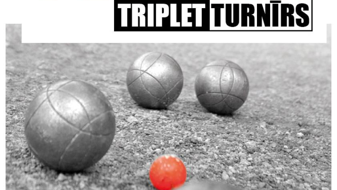 5.novembrī Ērģemē norisināsies petanka turnīrs trijnieku komandām