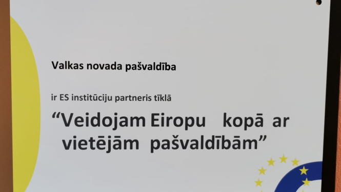 Valkas novada pašvaldība ir Eiropas Savienības institūciju partneris tīklā “Veidojam Eiropu kopā ar vietējām pašvaldībām”