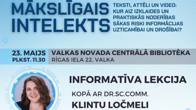 Afiša ar datumu un laiku, lekcijas tēmām