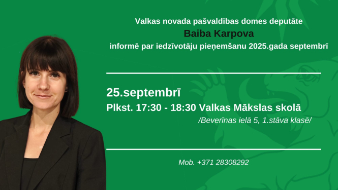 Baiba Karpova aicina uz tikšanos
