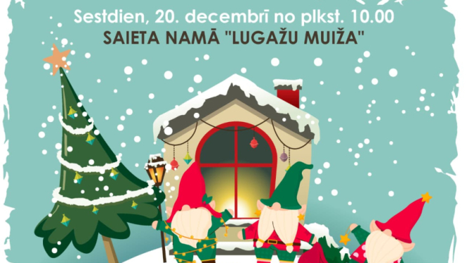 Ziemassvētku pasākums Lugažu muižā