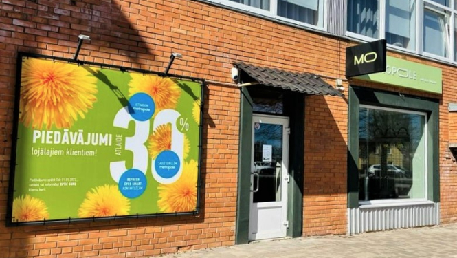 Valkā atvēries Optika Metropole veikals