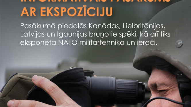 Sestdien Valkā/Valgā notiks NATO sabiedroto spēku informatīvais pasākums