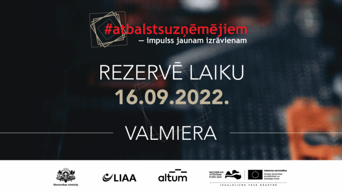 Valmierā š.g. 16. septembrī notiks šā gada pēdējais forums par atbalstu uzņēmējiem