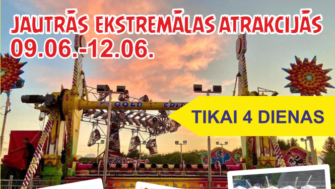 Valkā – atrakciju parks Lunaparks