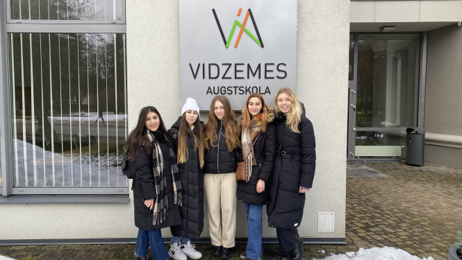 Starptautiskie studenti ieradušies Vidzemes Augstskolā, Valmierā