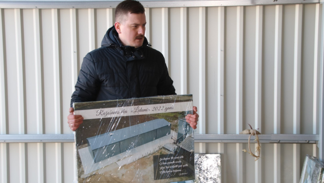 Kārķu pagastā atklāta ražošanas teritorija “Līdumi”